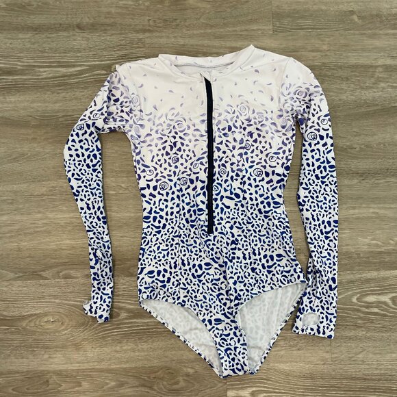 Rashguard Swimwear One Piece Swimsuit Surfing Swimwear  Beach Wear  M - Picture 5 of 10